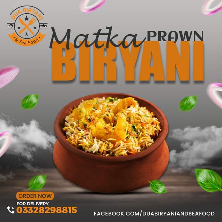 Prawn Matka Biryani